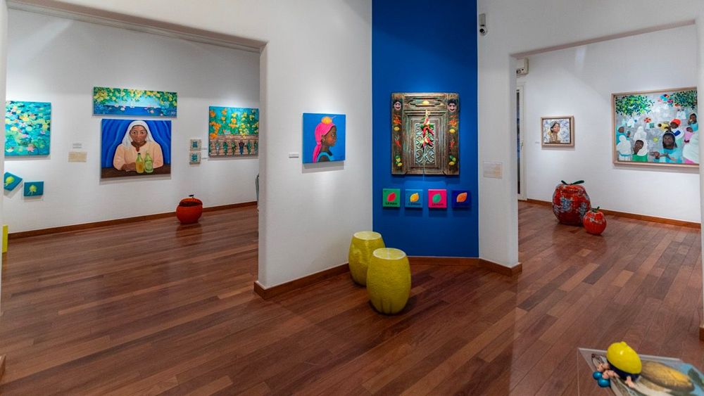 Exhibition installation view