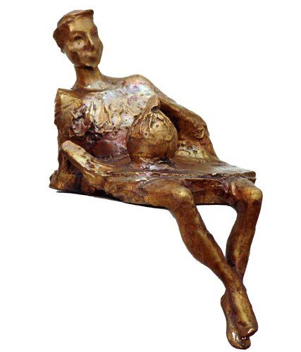 Reclining Figure with Pouch